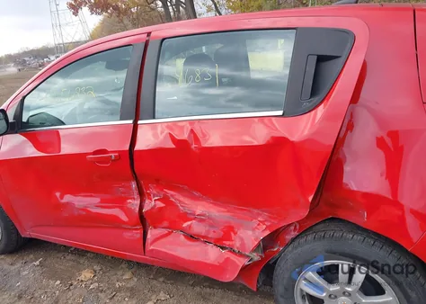 2012 Chevrolet Sonic 2Lt z USA, uszkodzony, nr VIN 1G1JC6SH9C4111394